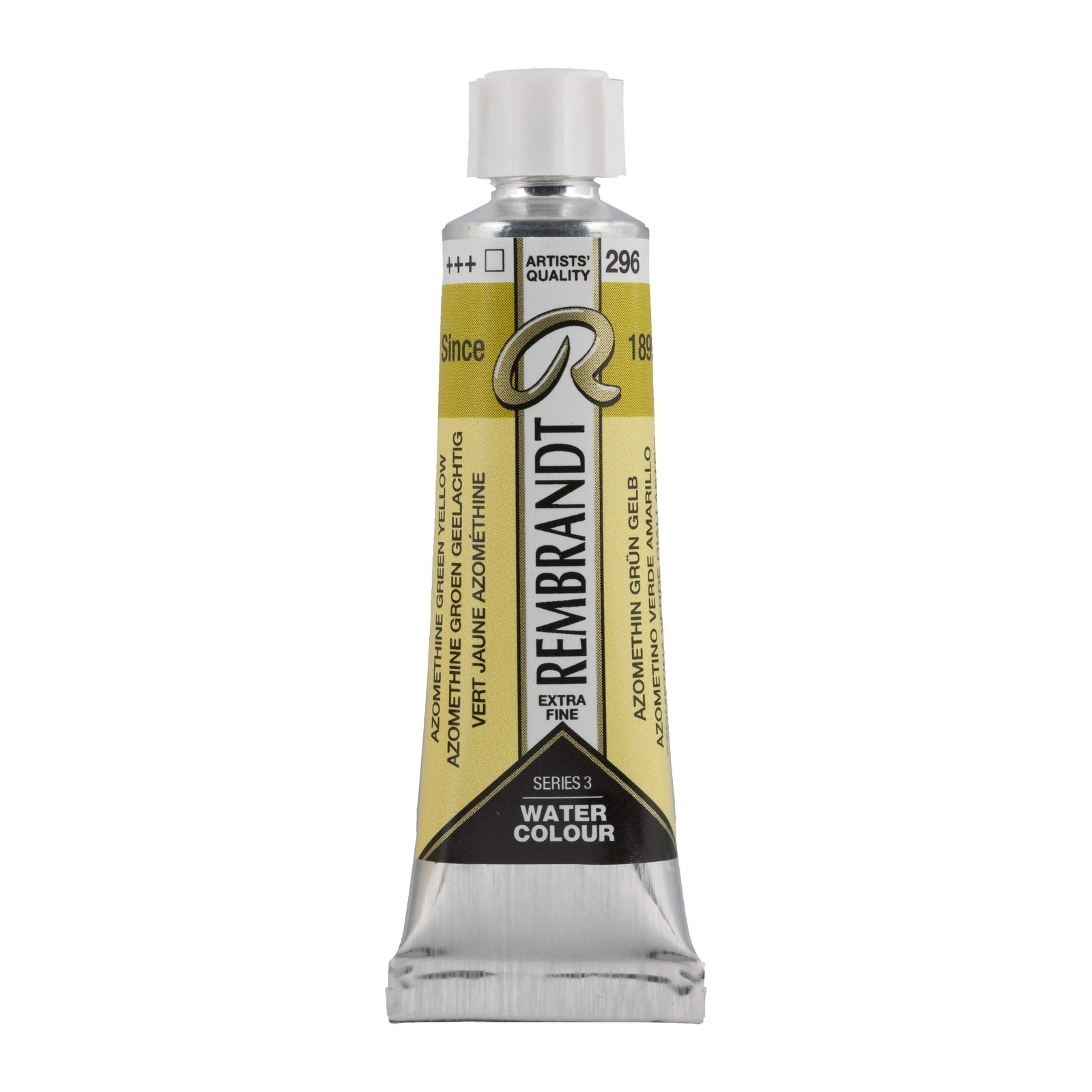 Rembrandt Aquarellfarbe Tube 10 ml Azomethin Grün Gelb 296 - Kidis Art