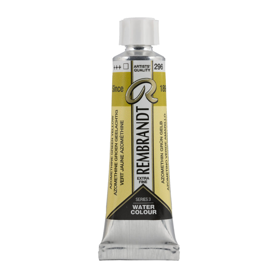 Rembrandt Aquarellfarbe Tube 10 ml Azomethin Grün Gelb 296