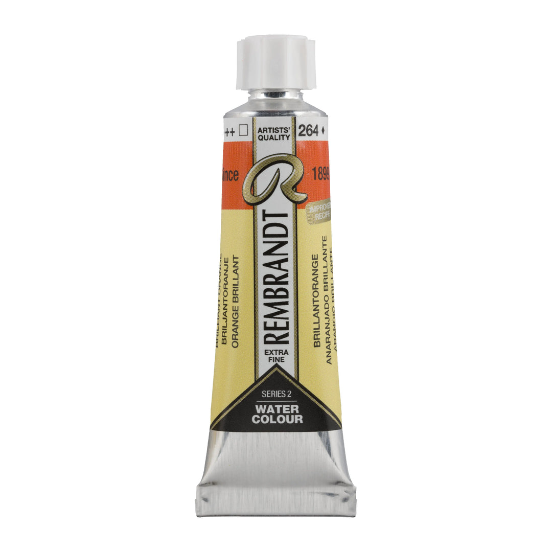 Rembrandt Aquarellfarbe Tube 10 ml Brillantorange 264