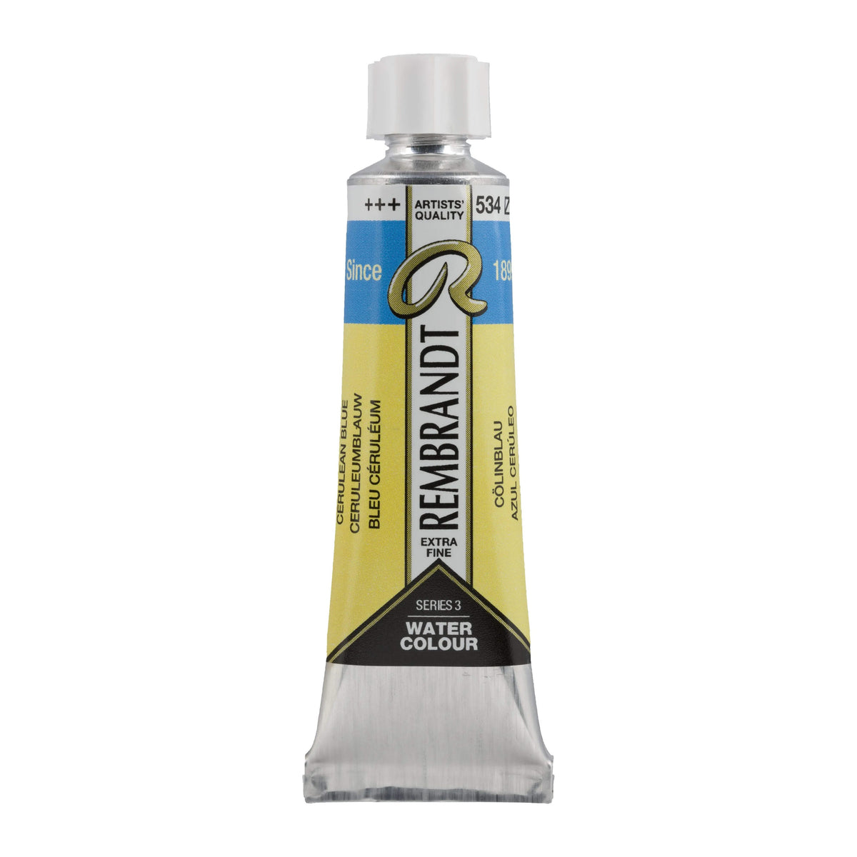 Rembrandt Aquarellfarbe Tube 10 ml Cölinblau 534 - Kidis Art