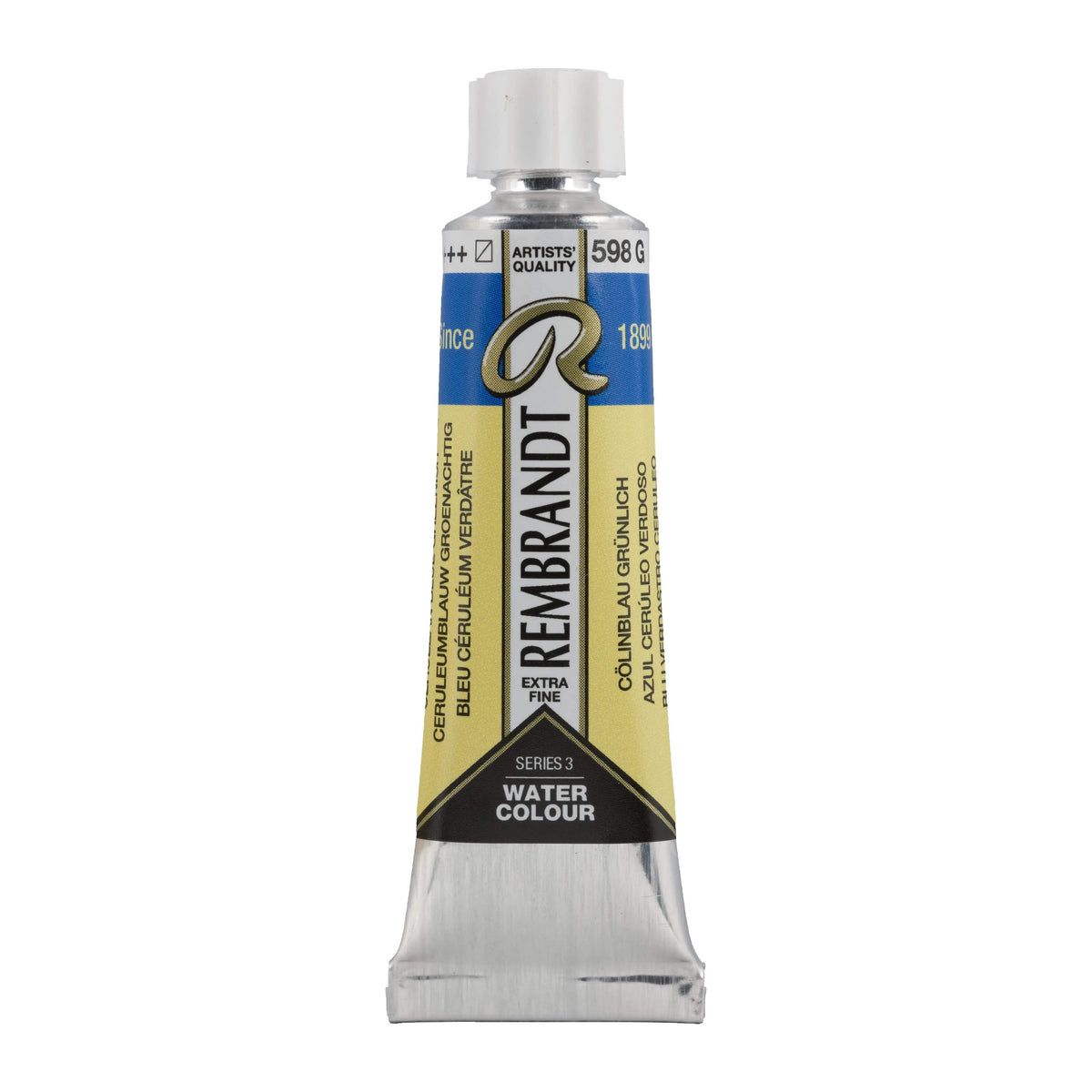 Rembrandt Aquarellfarbe Tube 10 ml Cölinblau Grünlich 598 - Kidis Art