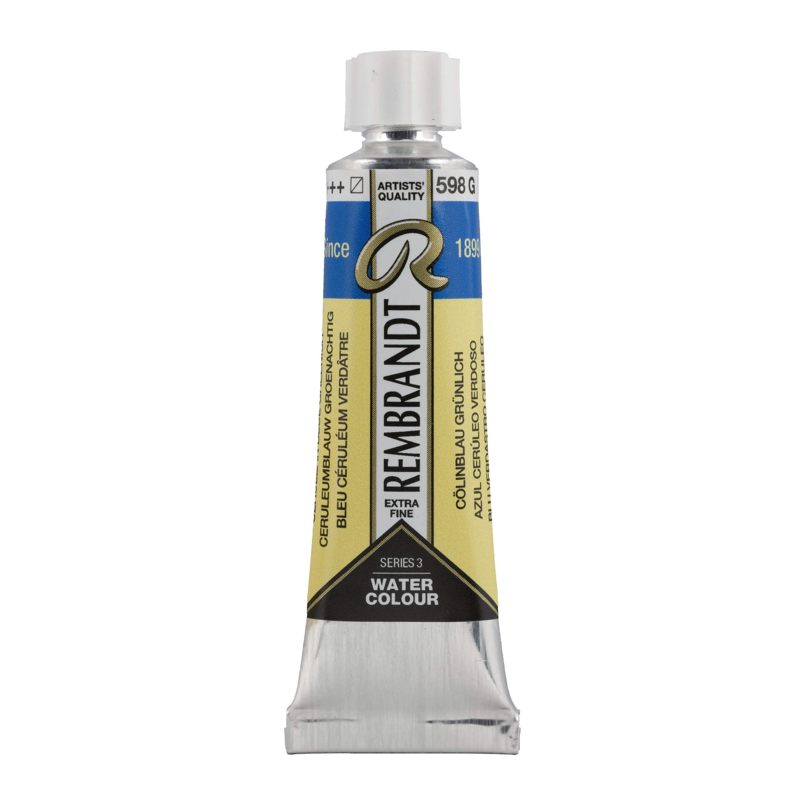 Rembrandt Aquarellfarbe Tube 10 ml Cölinblau Grünlich 598 - Kidis Art