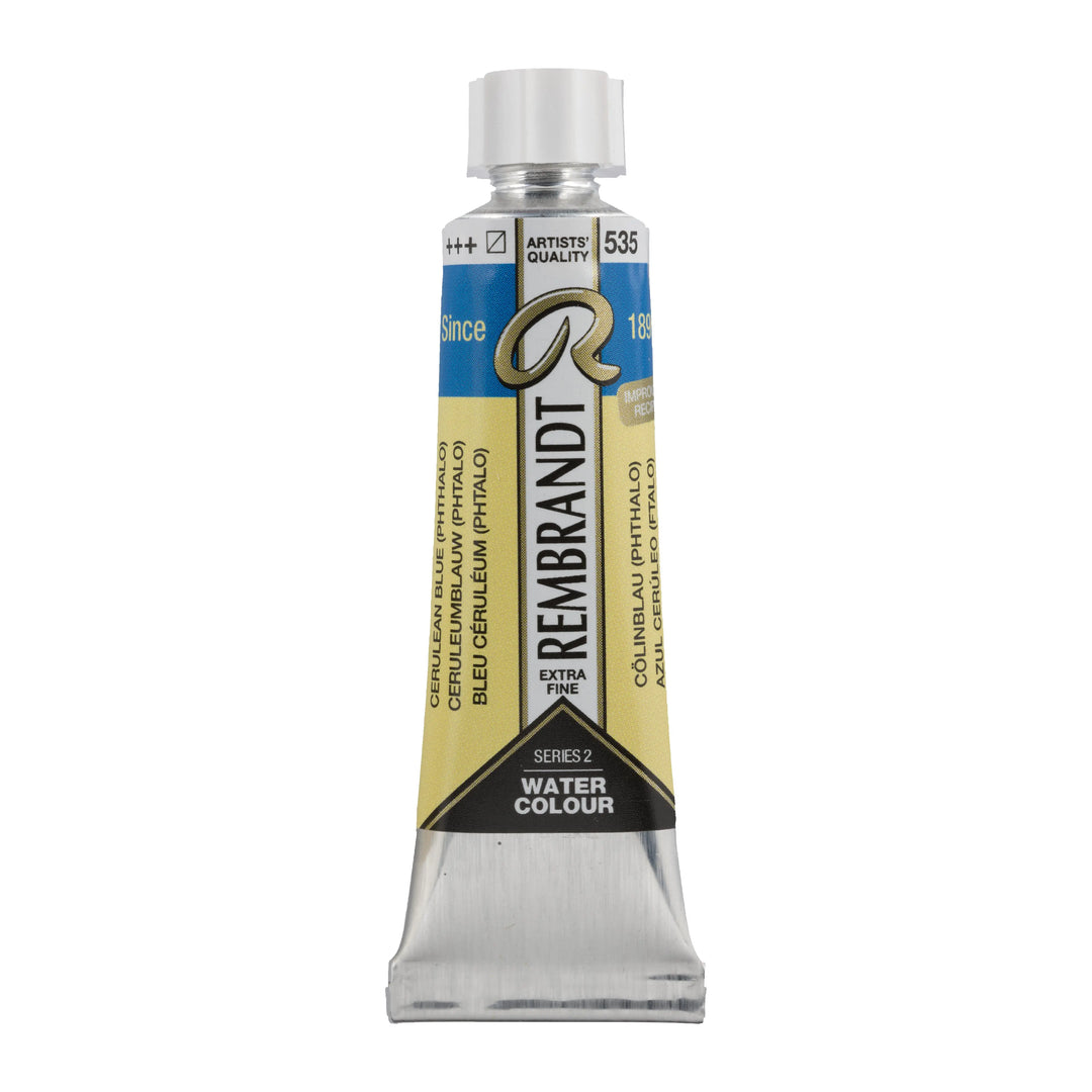 Rembrandt Aquarellfarbe Tube 10 ml Cölinblau (Phthalo) 535