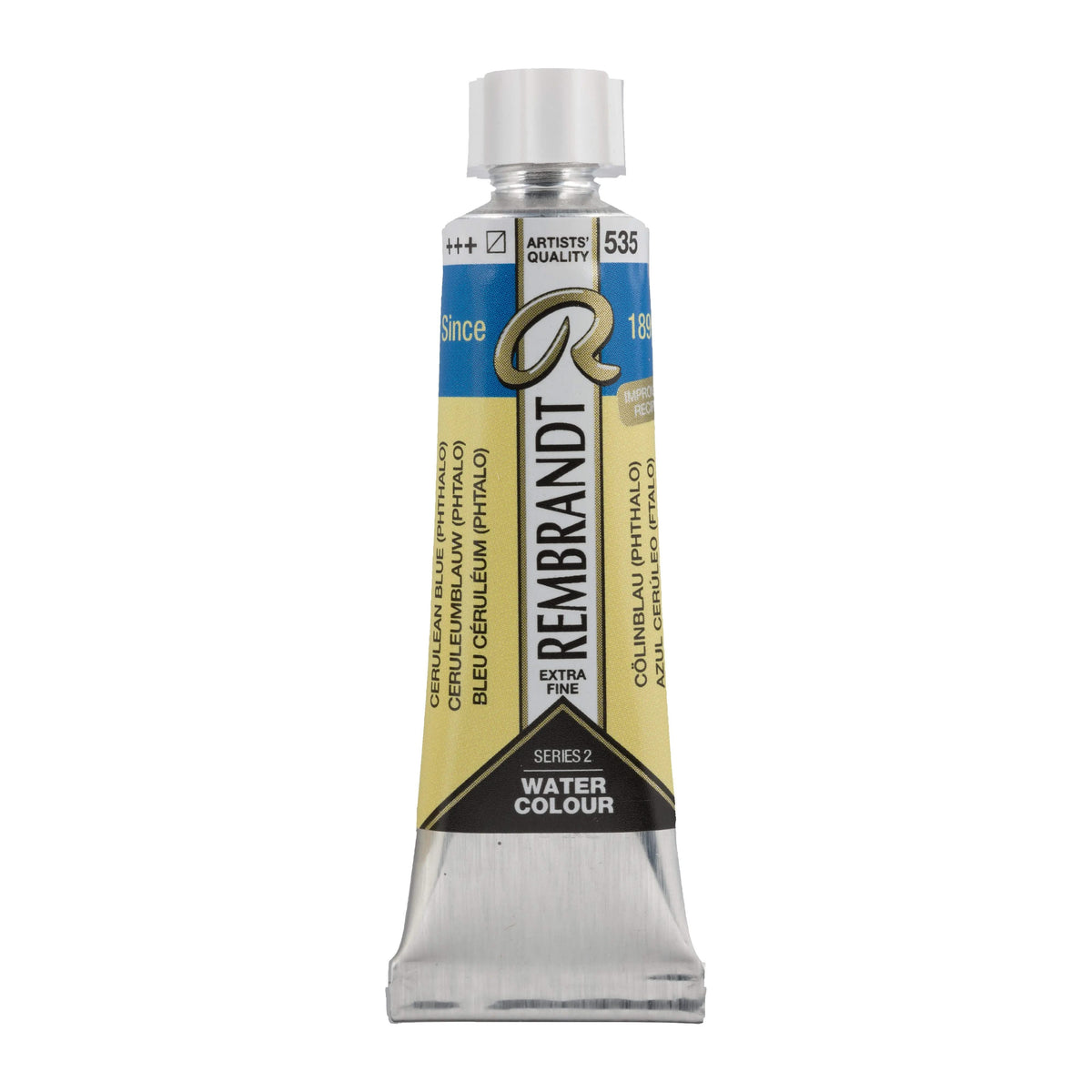 Rembrandt Aquarellfarbe Tube 10 ml Cölinblau (Phthalo) 535 - Kidis Art