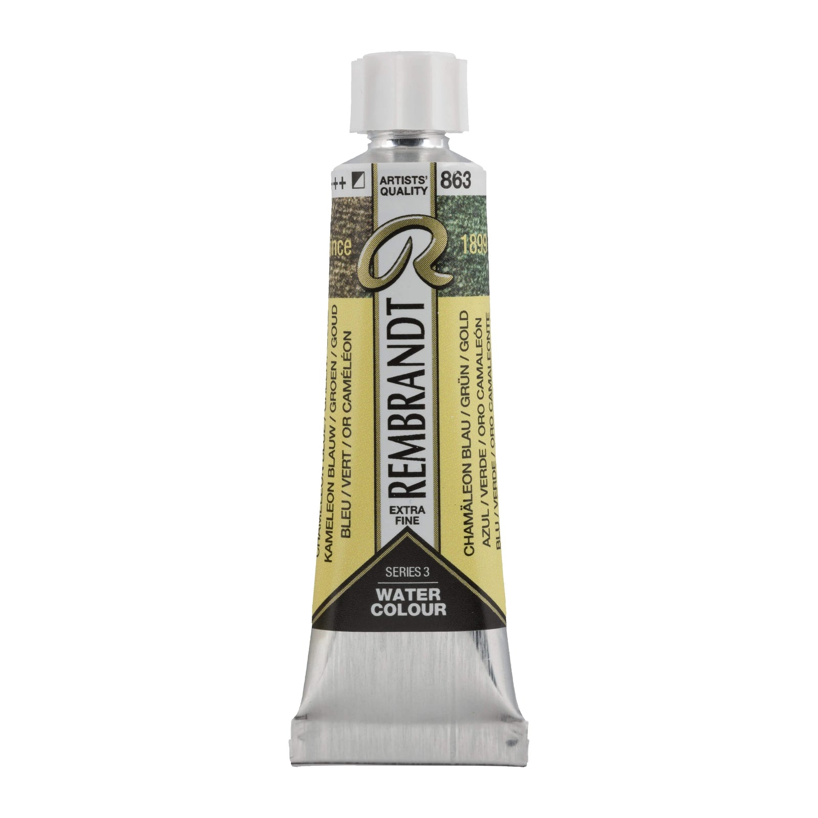 Rembrandt Aquarellfarbe Tube 10 ml Chamäleon Blau/Grün/Gold 863 - Kidis Art