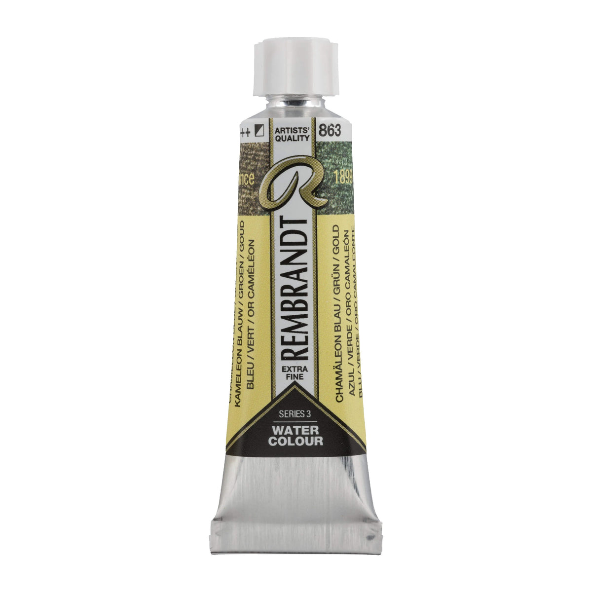 Rembrandt Aquarellfarbe Tube 10 ml Chamäleon Blau/Grün/Gold 863 - Kidis Art