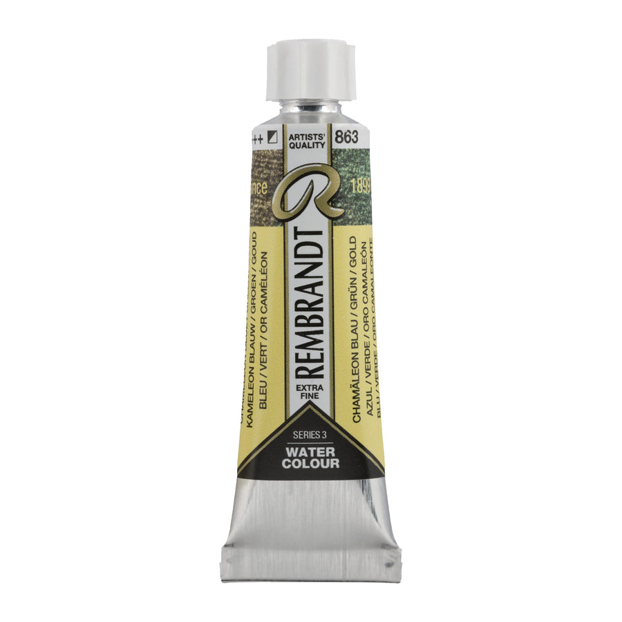 Rembrandt Aquarellfarbe Tube 10 ml Chamäleon Blau/Grün/Gold 863
