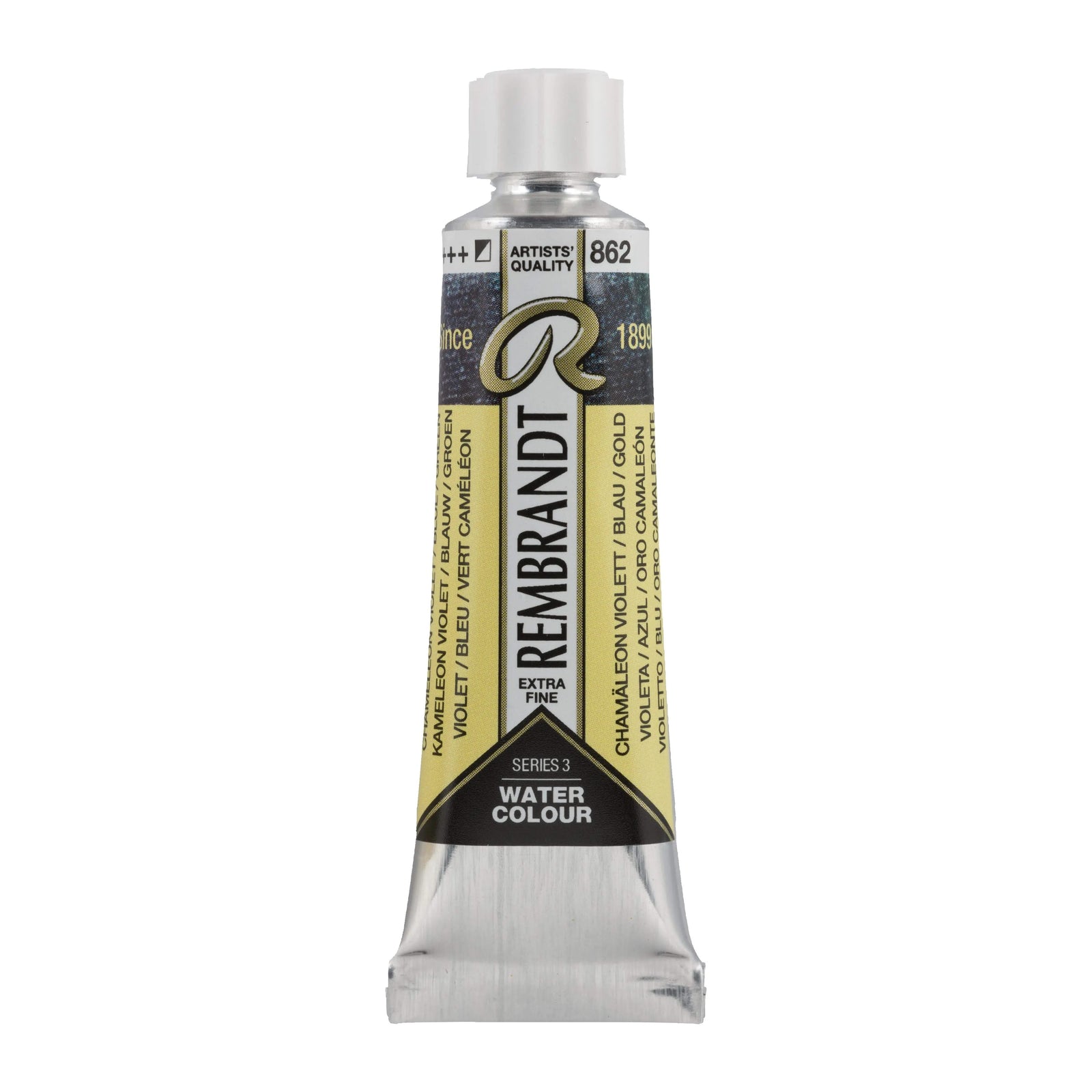Rembrandt Aquarellfarbe Tube 10 ml Chamäleon Violett/Blau/Gold 862 - Kidis Art