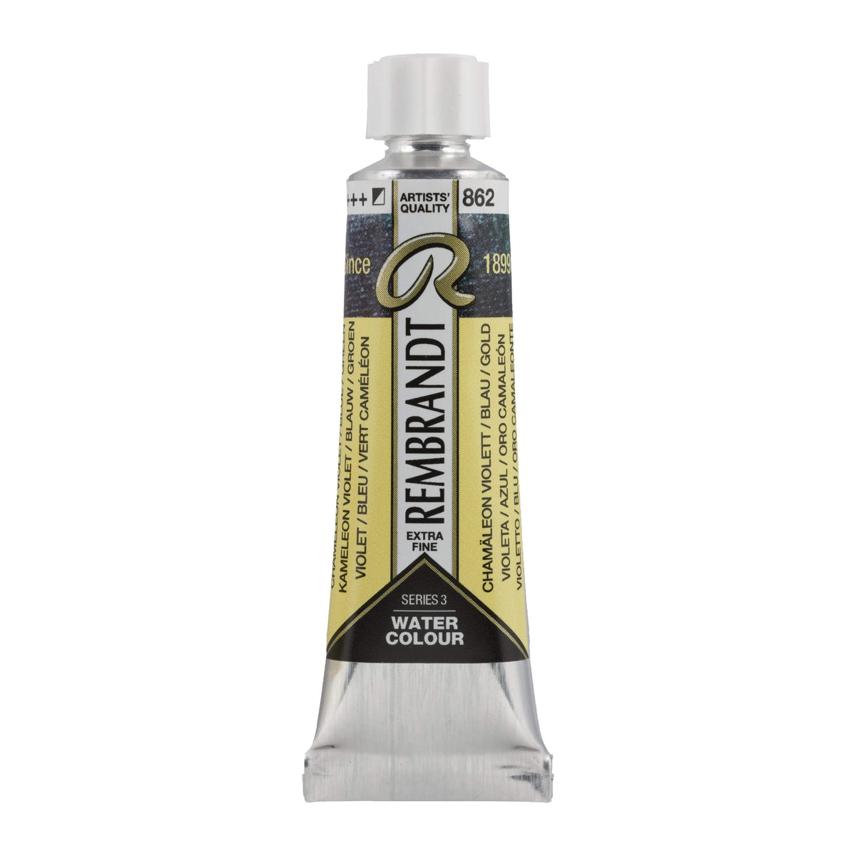 Rembrandt Aquarellfarbe Tube 10 ml Chamäleon Violett/Blau/Gold 862 - Kidis Art