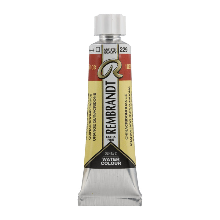 Rembrandt Aquarellfarbe Tube 10 ml Chinacridonorange 229