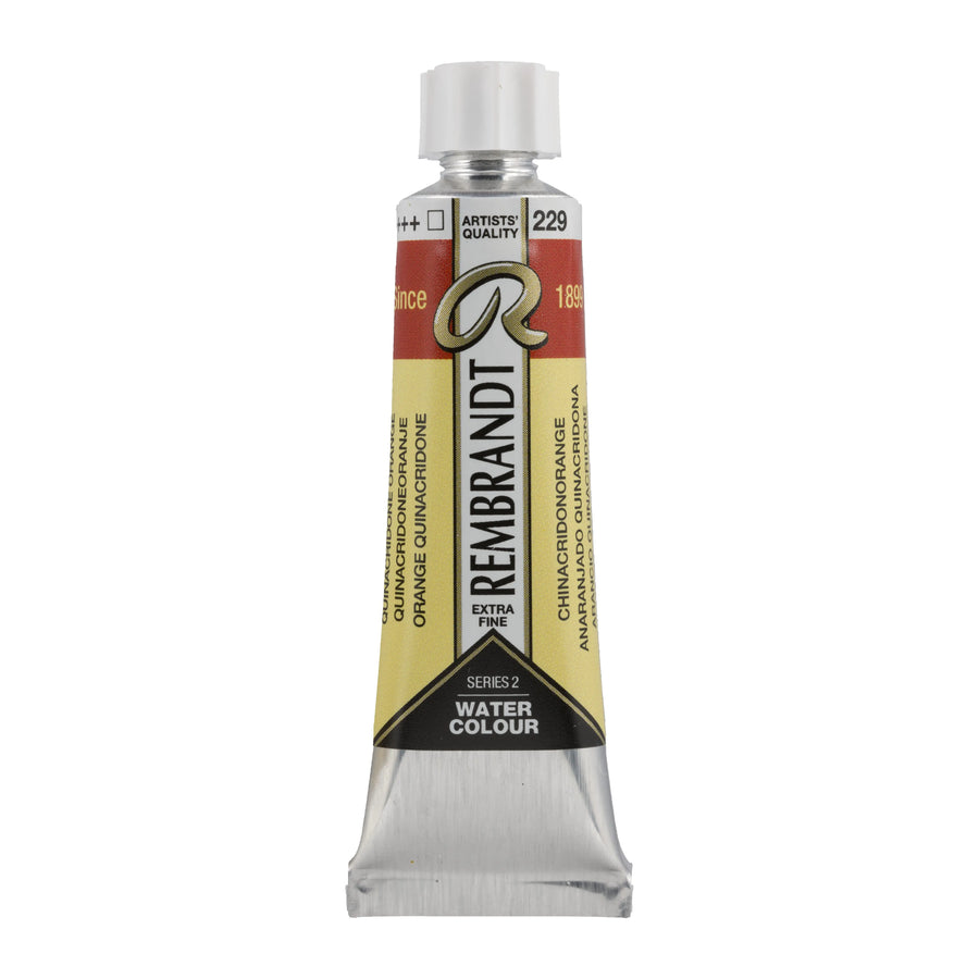 Rembrandt Aquarellfarbe Tube 10 ml Chinacridonorange 229