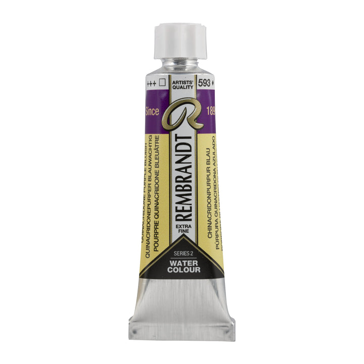 Rembrandt Aquarellfarbe Tube 10 ml Chinacridonpurpur Blau 593