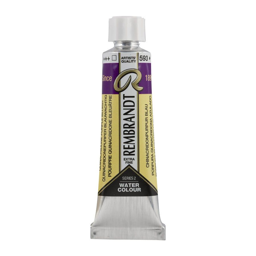 Rembrandt Aquarellfarbe Tube 10 ml Chinacridonpurpur Blau 593