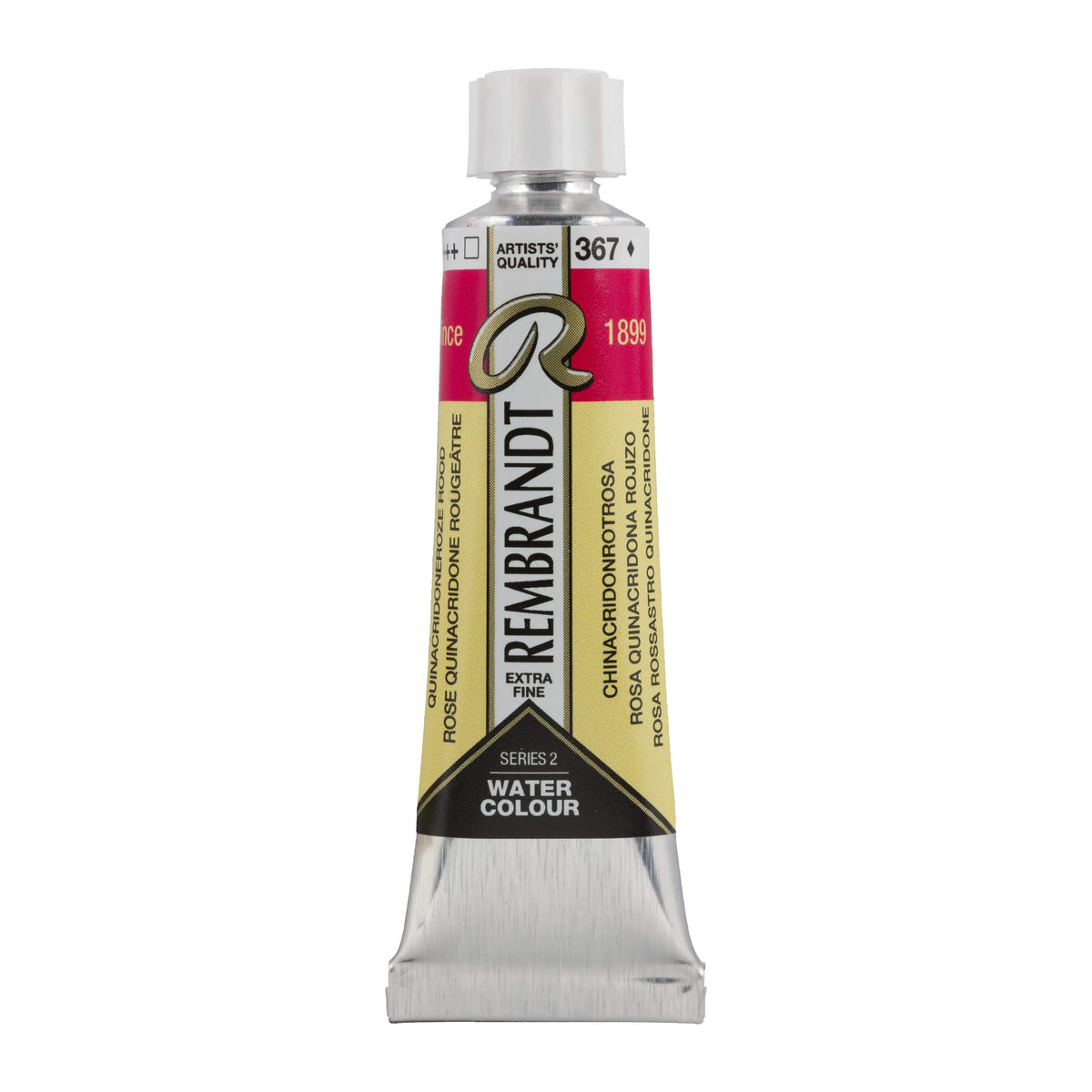 Rembrandt Aquarellfarbe Tube 10 ml Chinacridonrotrosa 367 - Kidis Art