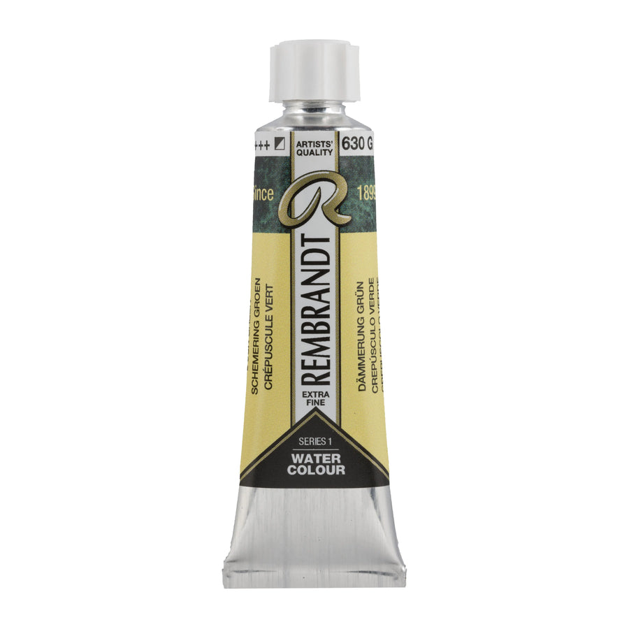 Rembrandt Aquarellfarbe Tube 10 ml Dämmerung Grün 630