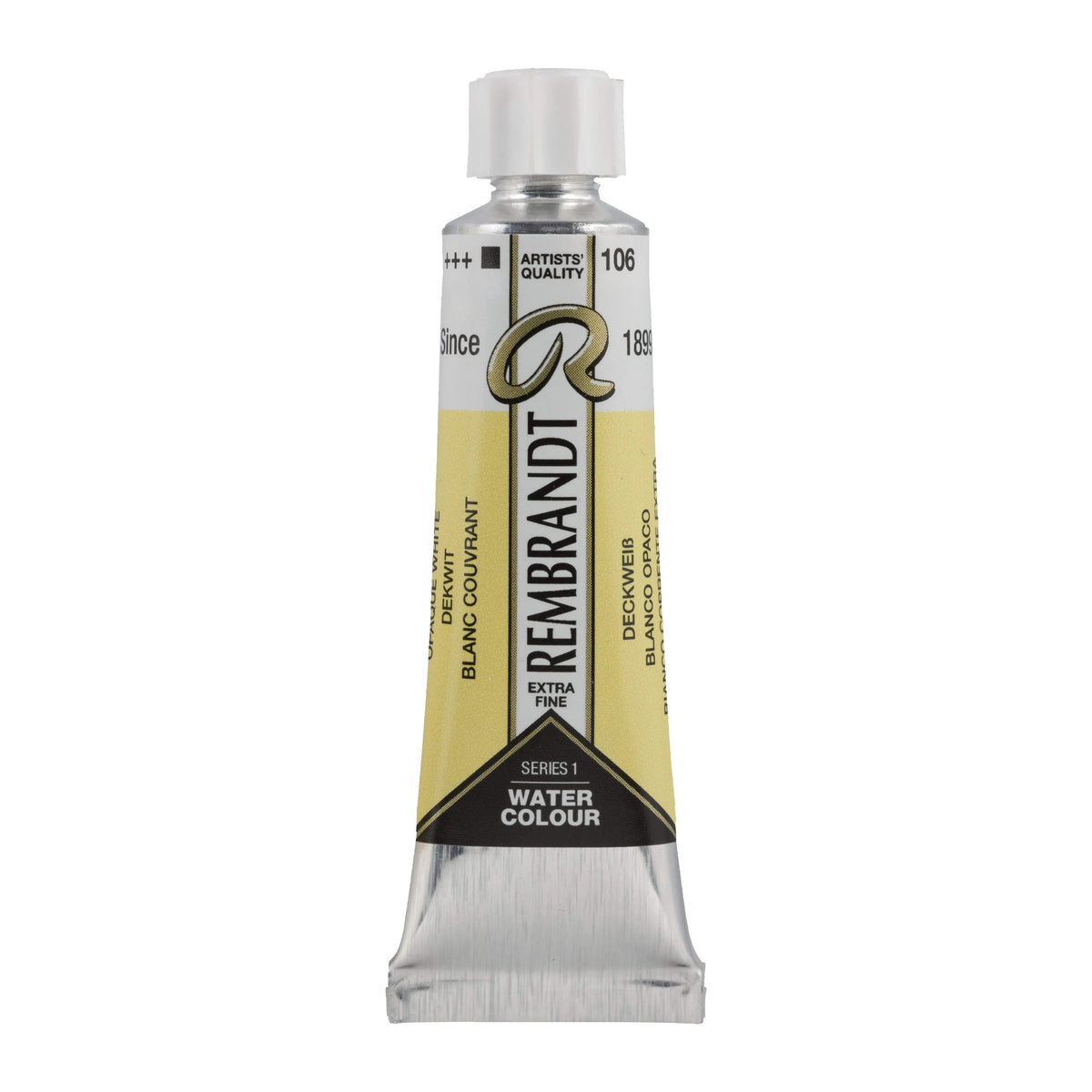 Rembrandt Aquarellfarbe Tube 10 ml Deckweiß 106 - Kidis Art
