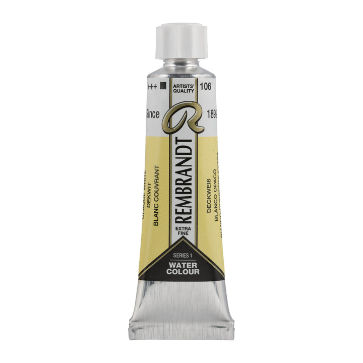 Rembrandt Aquarellfarbe Tube 10 ml Deckweiß 106