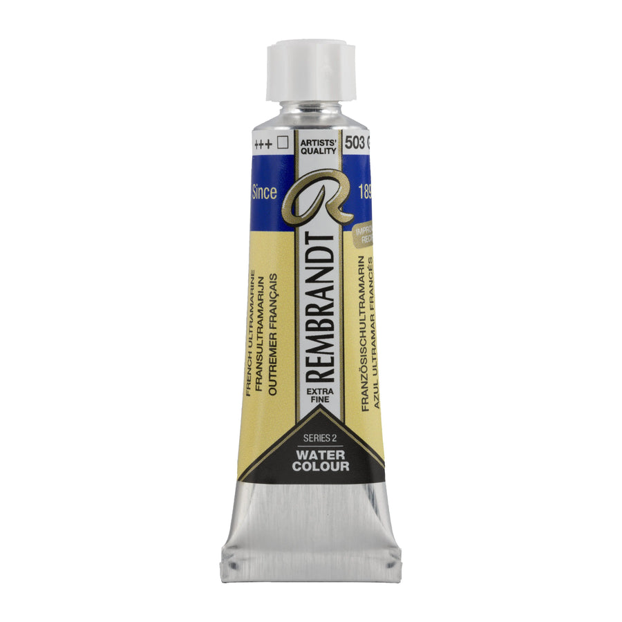 Rembrandt Aquarellfarbe Tube 10 ml Französischultramarin 503
