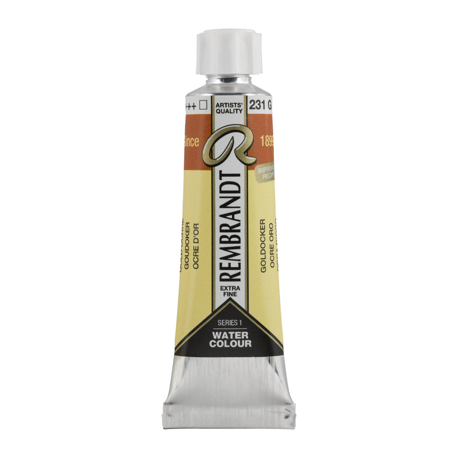 Rembrandt Aquarellfarbe Tube 10 ml Goldocker 231