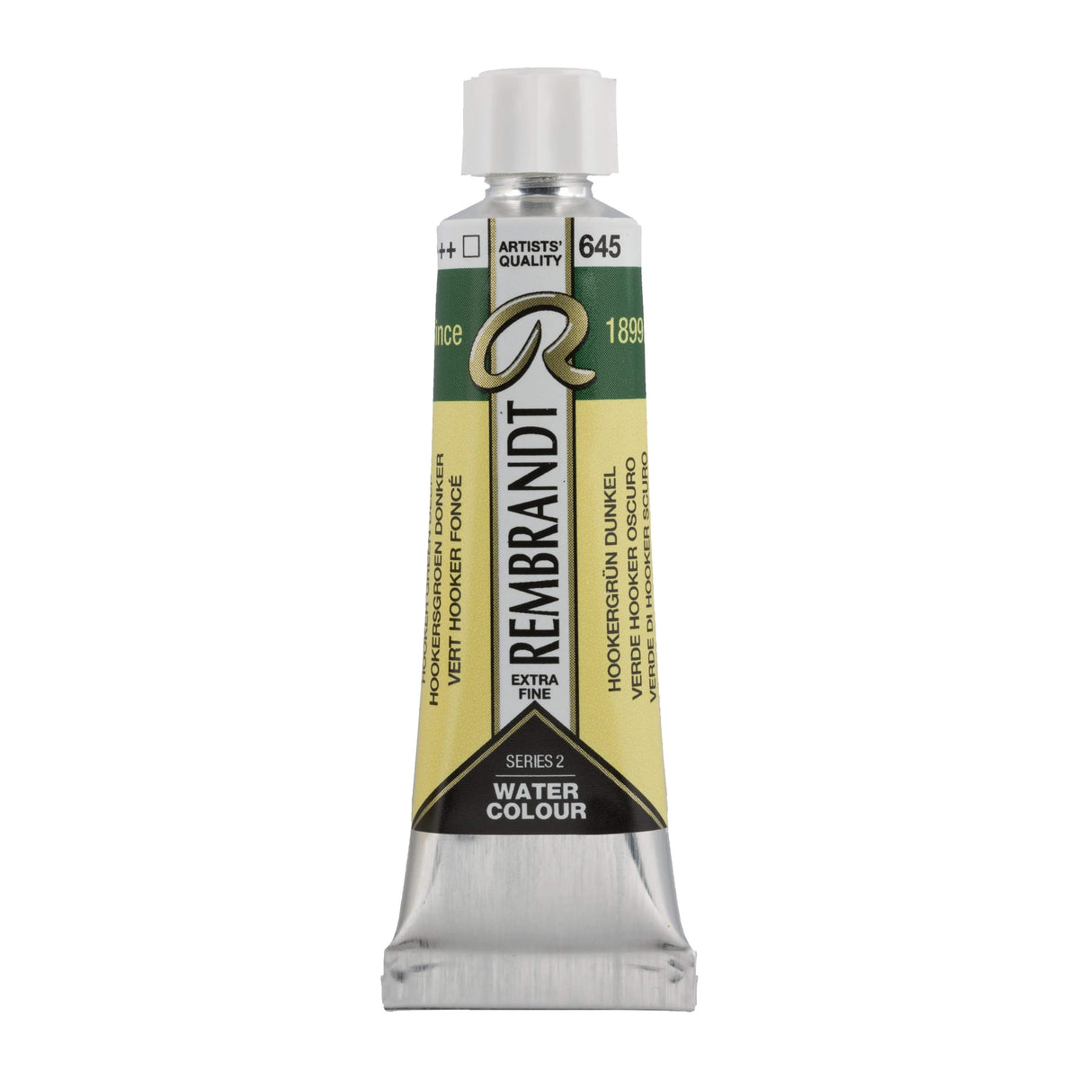 Rembrandt Aquarellfarbe Tube 10 ml Hookergrün Dunkel 645 - Kidis Art