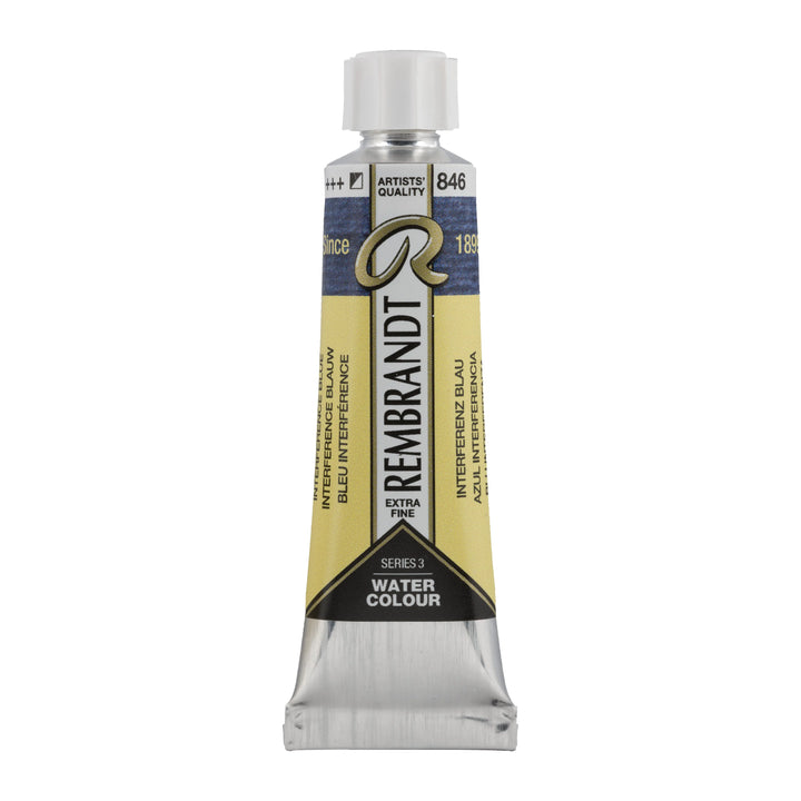 Rembrandt Aquarellfarbe Tube 10 ml Interferenz Blau 846