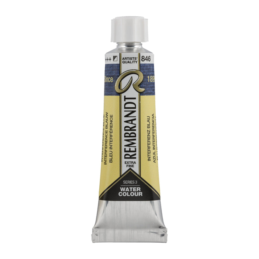 Rembrandt Aquarellfarbe Tube 10 ml Interferenz Blau 846