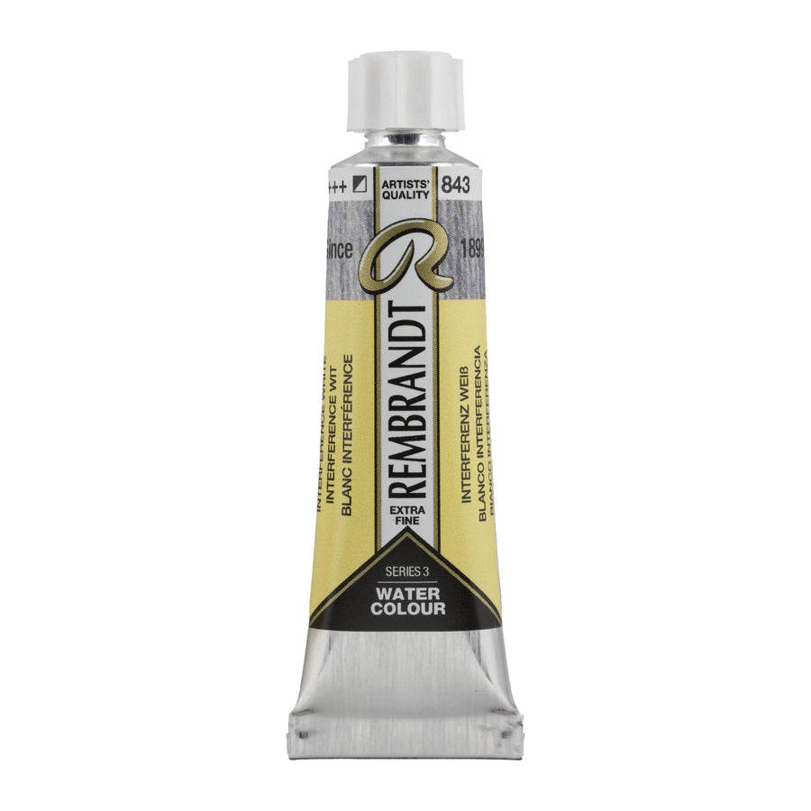 Rembrandt Aquarellfarbe Tube 10 ml Interferenz Weiß 843