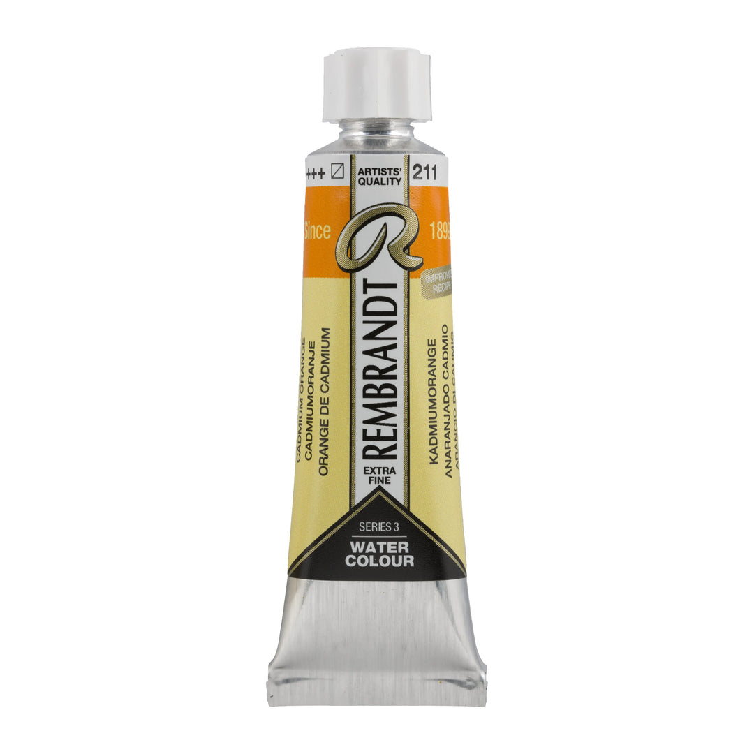 Rembrandt Aquarellfarbe Tube 10 ml Kadmiumorange 211