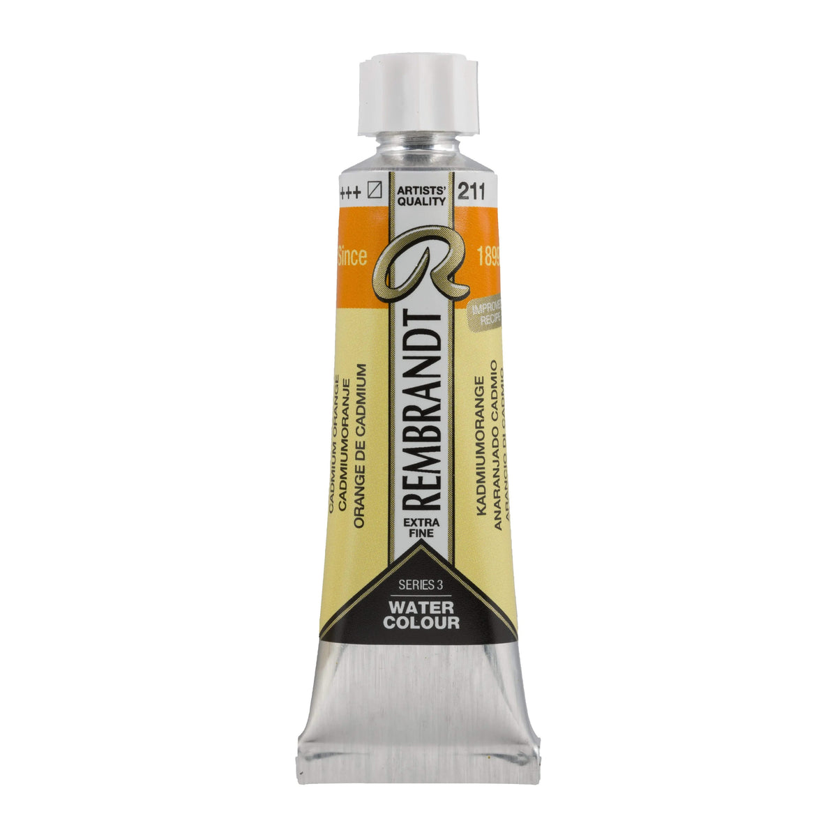 Rembrandt Aquarellfarbe Tube 10 ml Kadmiumorange 211 - Kidis Art