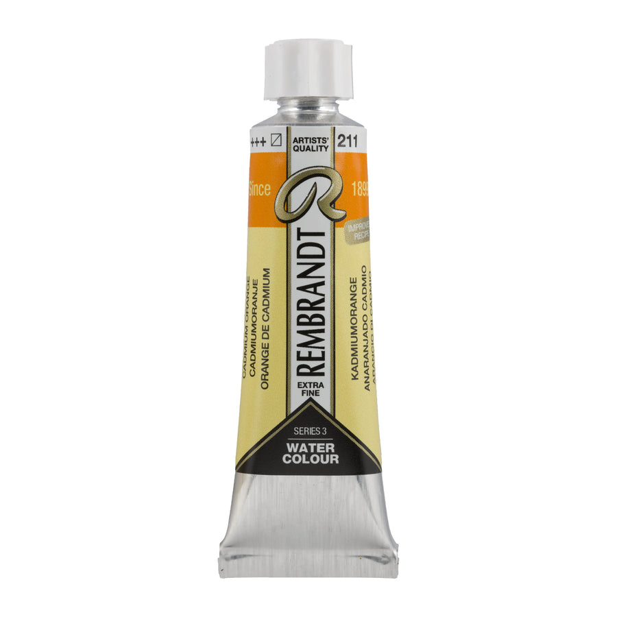 Rembrandt Aquarellfarbe Tube 10 ml Kadmiumorange 211