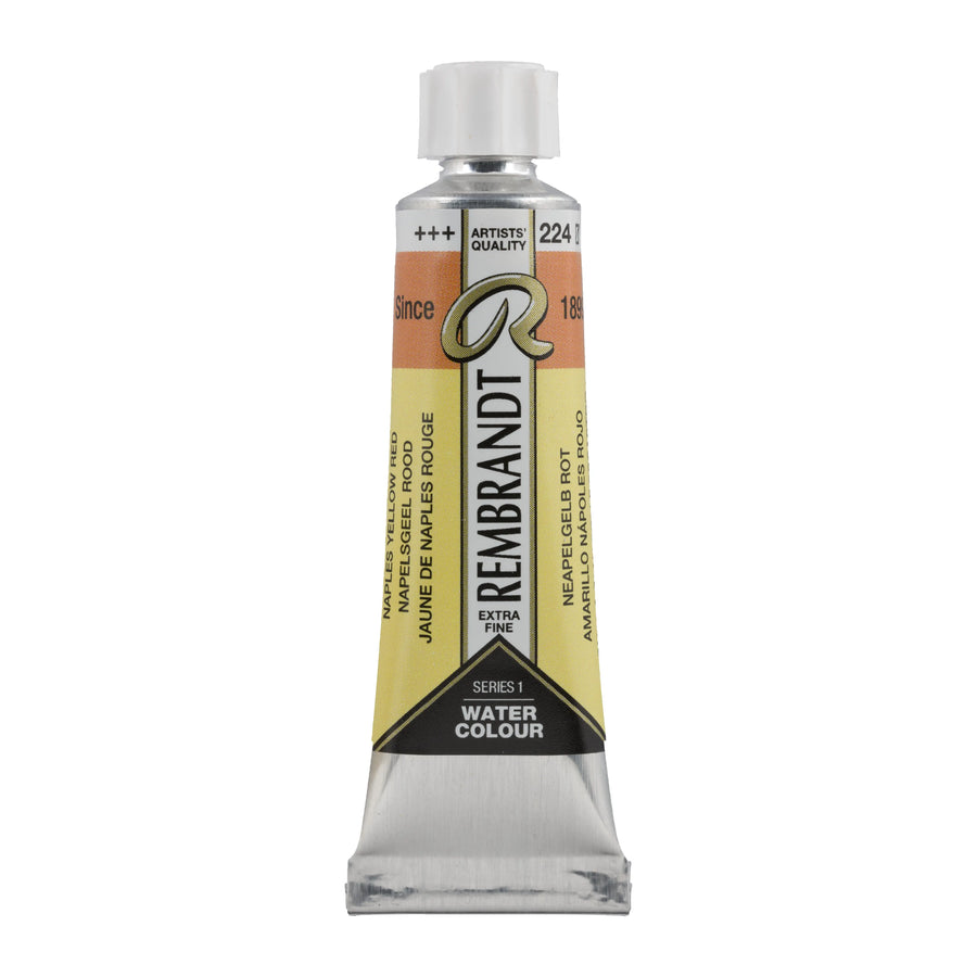Rembrandt Aquarellfarbe Tube 10 ml Neapelgelb Rot 224