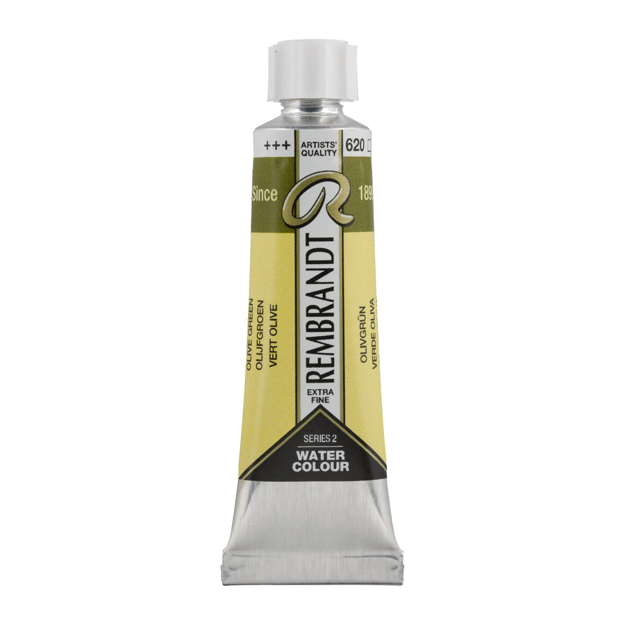 Rembrandt Aquarellfarbe Tube 10 ml Olivgrün 620