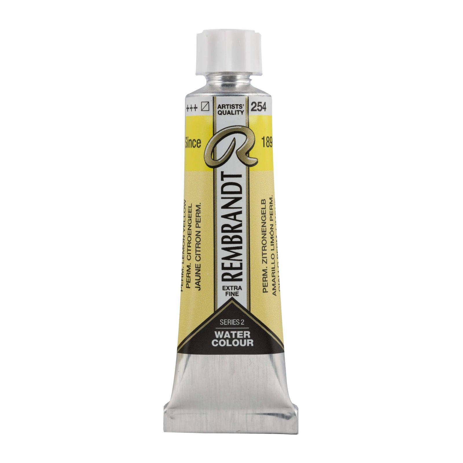 Rembrandt Aquarellfarbe Tube 10 ml Permanent Zitronengelb 254 - Kidis Art