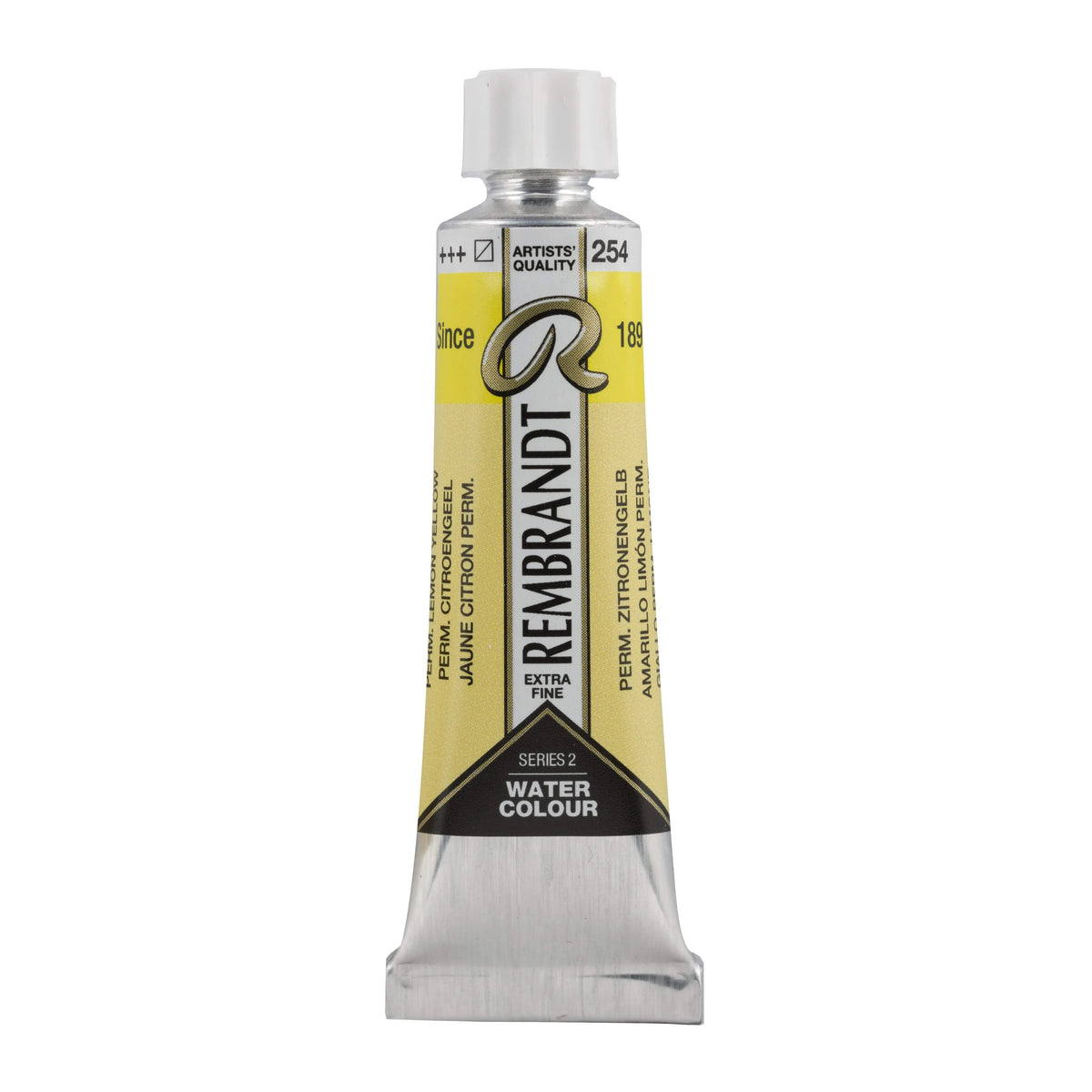Rembrandt Aquarellfarbe Tube 10 ml Permanent Zitronengelb 254 - Kidis Art