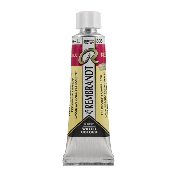 Rembrandt Aquarellfarbe Tube 10 ml Permanentkrapplack 336