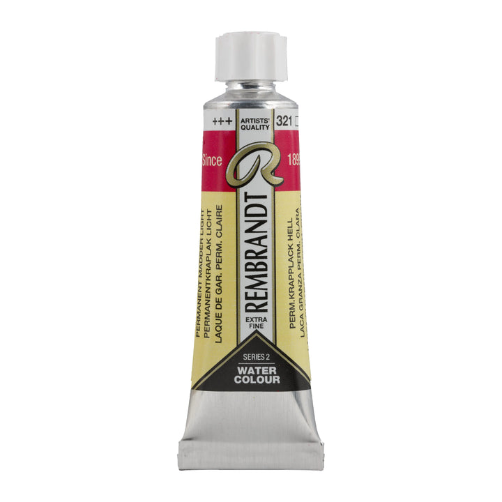 Rembrandt Aquarellfarbe Tube 10 ml Permanentkrapplack Hell 321