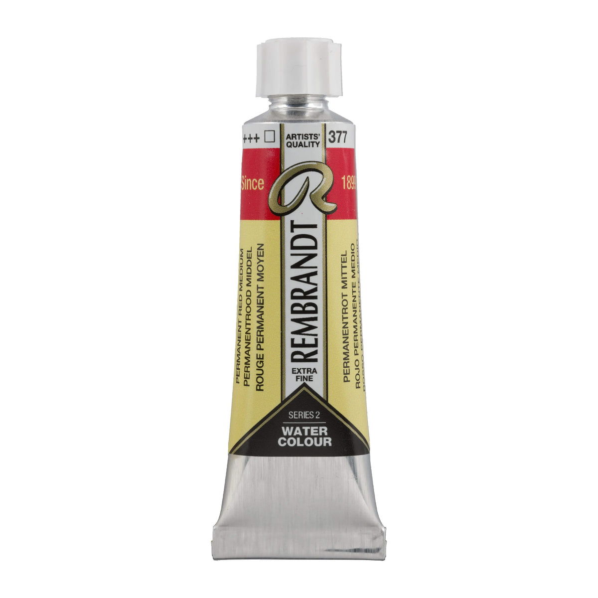 Rembrandt Aquarellfarbe Tube 10 ml Permanentrot Mittel 377 - Kidis Art
