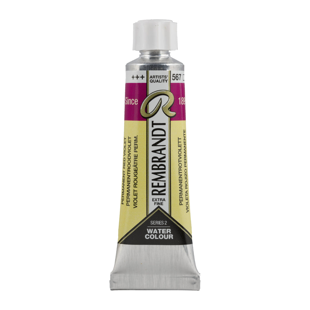 Rembrandt Aquarellfarbe Tube 10 ml Permanentrotviolett 567