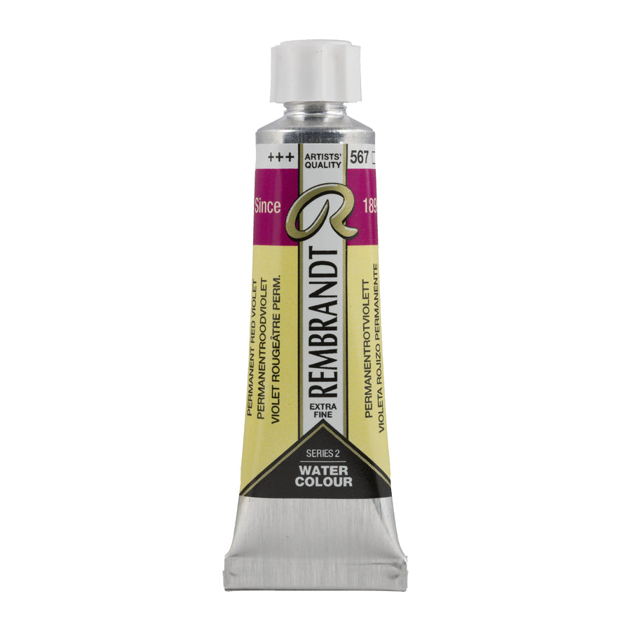 Rembrandt Aquarellfarbe Tube 10 ml Permanentrotviolett 567
