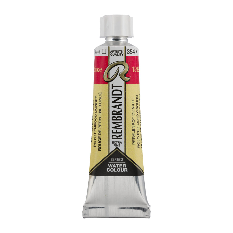 Rembrandt Aquarellfarbe Tube 10 ml Perylenrot Dunkel 354
