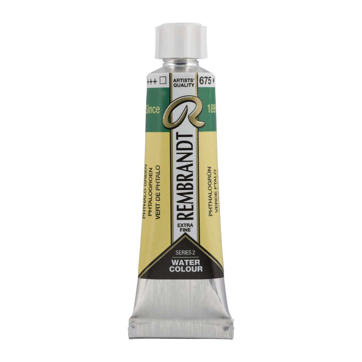 Rembrandt Aquarellfarbe Tube 10 ml Phthalogrün 675 - Kidis Art