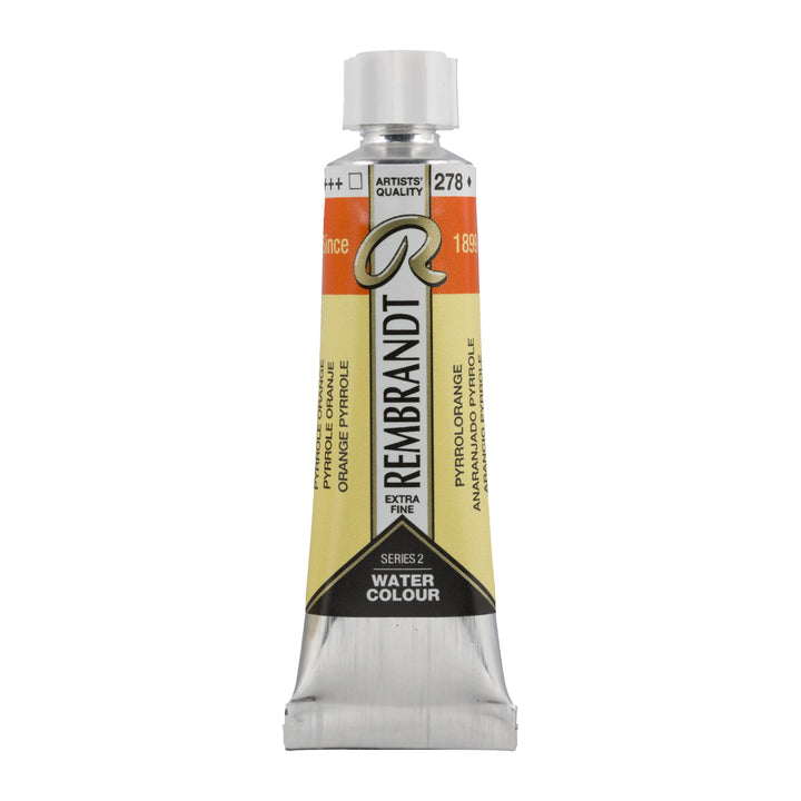 Rembrandt Aquarellfarbe Tube 10 ml Pyrrolorange 278