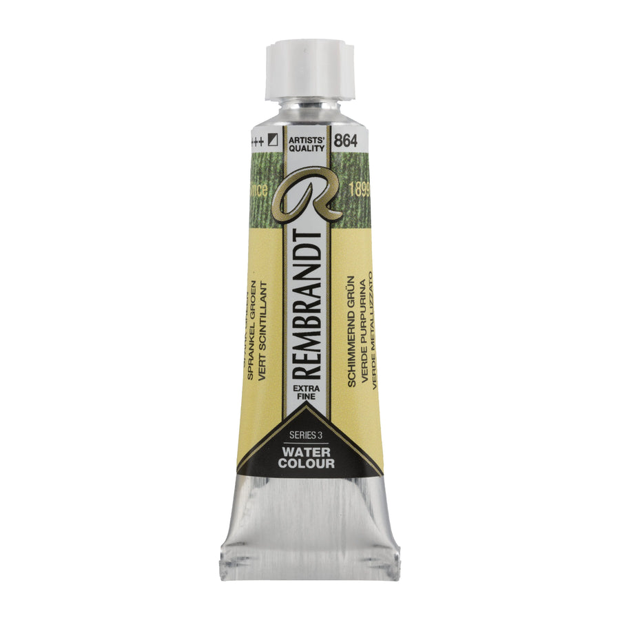 Rembrandt Aquarellfarbe Tube 10 ml Schimmernd Grün 864