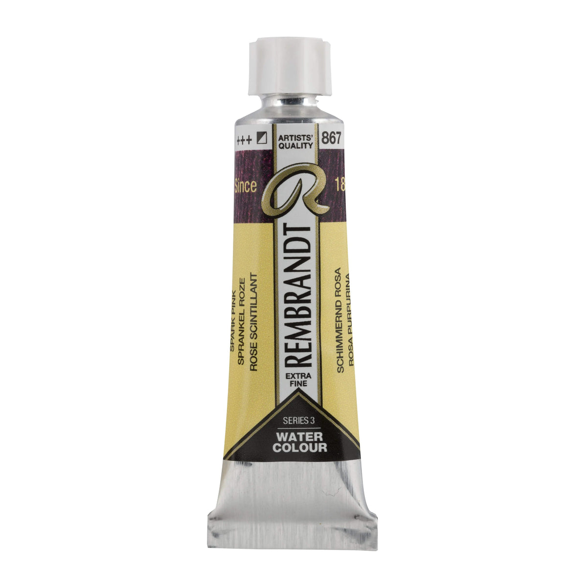 Rembrandt Aquarellfarbe Tube 10 ml Schimmernd Rosa 867 - Kidis Art