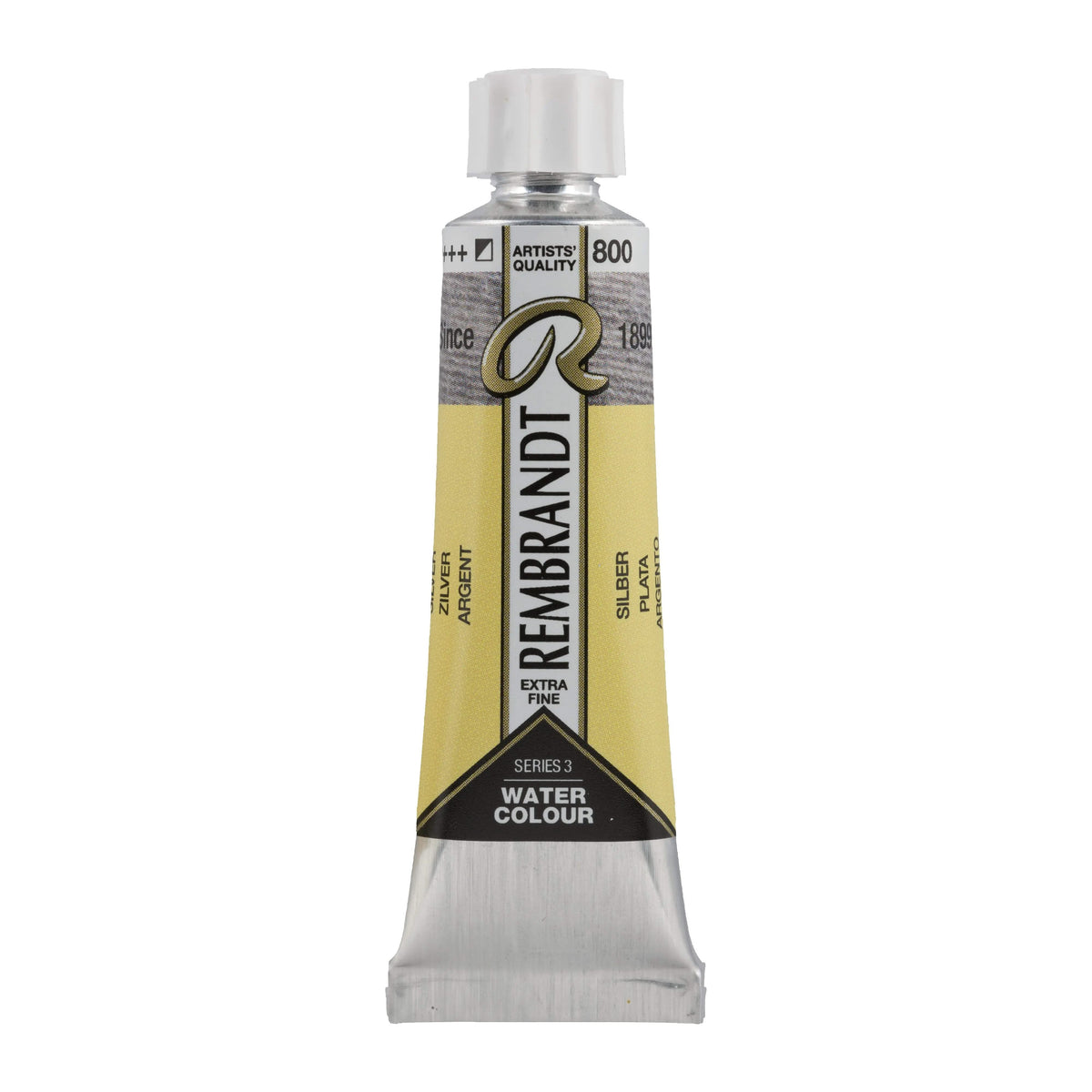Rembrandt Aquarellfarbe Tube 10 ml Silber 800 - Kidis Art