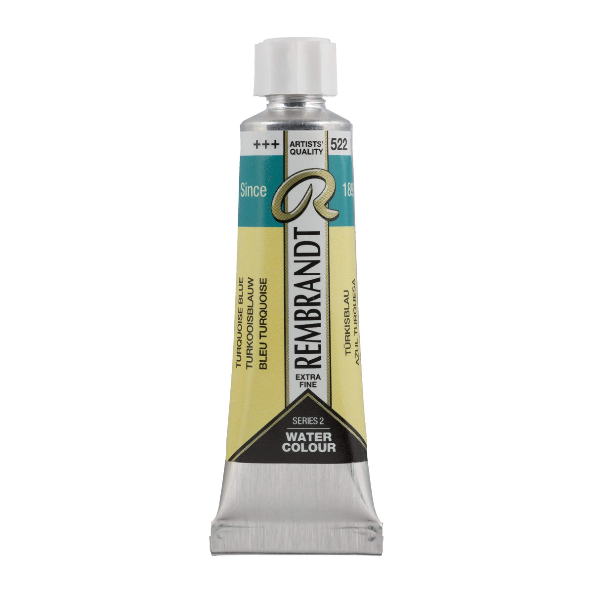 Rembrandt Aquarellfarbe Tube 10 ml Türkisblau 522 - Kidis Art