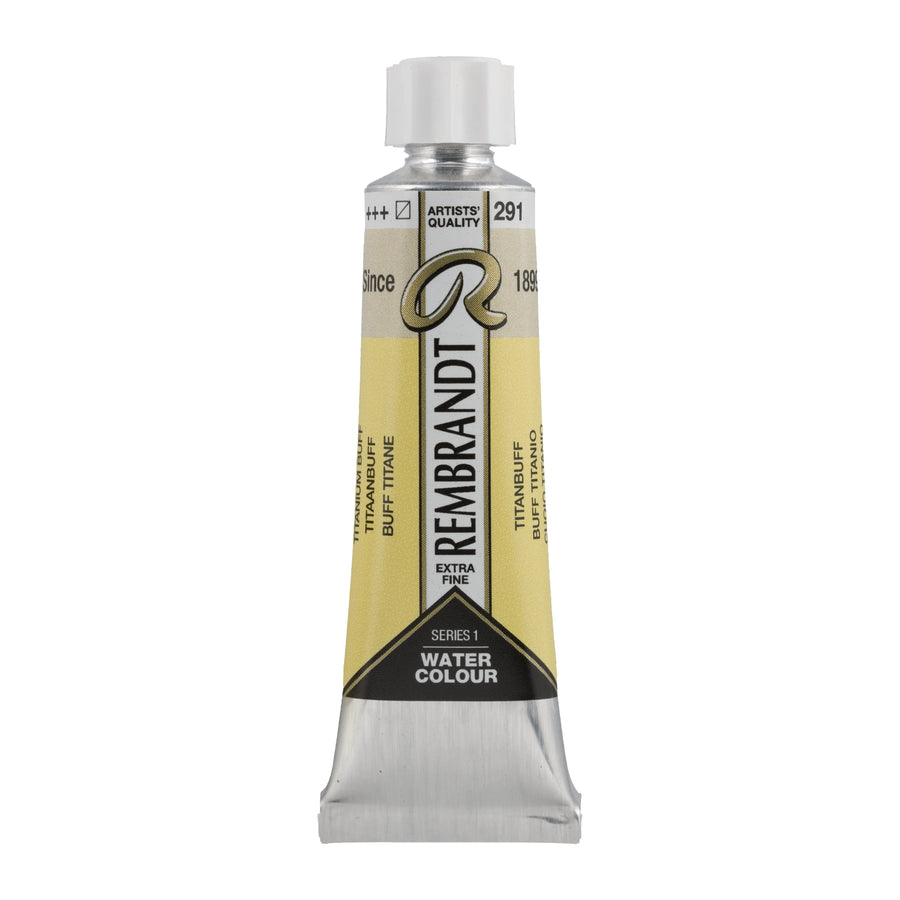 Rembrandt Aquarellfarbe Tube 10 ml Titanbuff 291