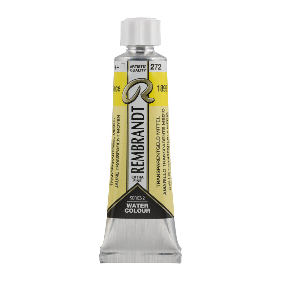 Rembrandt Aquarellfarbe Tube 10 ml Transparentgelb Mittel 272
