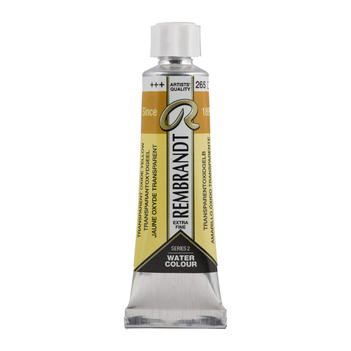 Rembrandt Aquarellfarbe Tube 10 ml Transparentoxidgelb 265 - Kidis Art