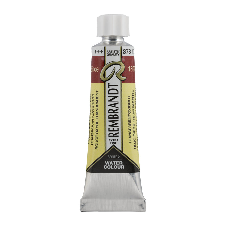 Rembrandt Aquarellfarbe Tube 10 ml Transparentoxidrot 378
